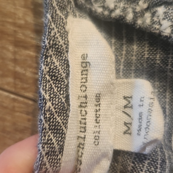 Beach Lunch Lounge Sleeveless Blue and White Striped Tunic. Size M. - Picture 4 of 6